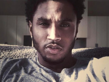 Trey Songz dreamy selfie