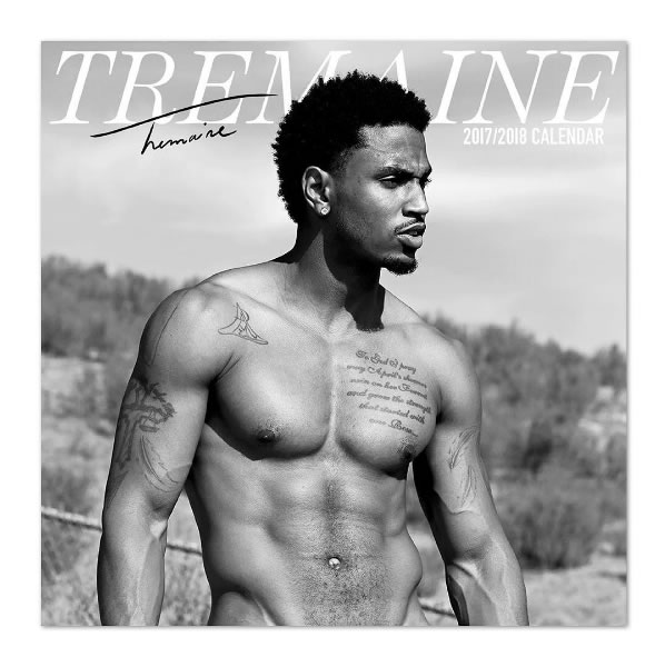 Trey Songz shredded body calendar