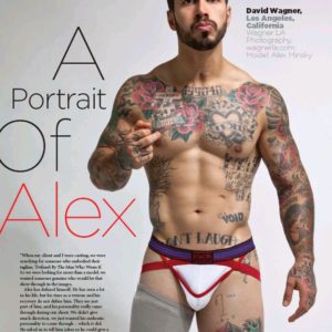 Alex Minsky ripped muscles jack adams underwear photoshoot