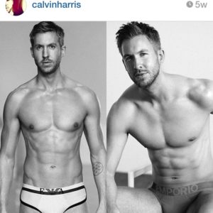 Calvin Harris big muscles sexy