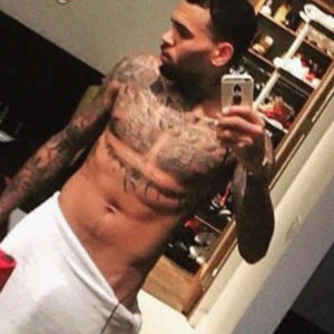 Chris Brown porn bulge