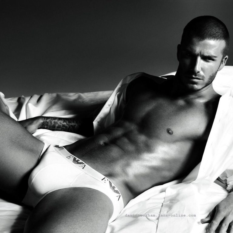 David Beckham jerk off nude