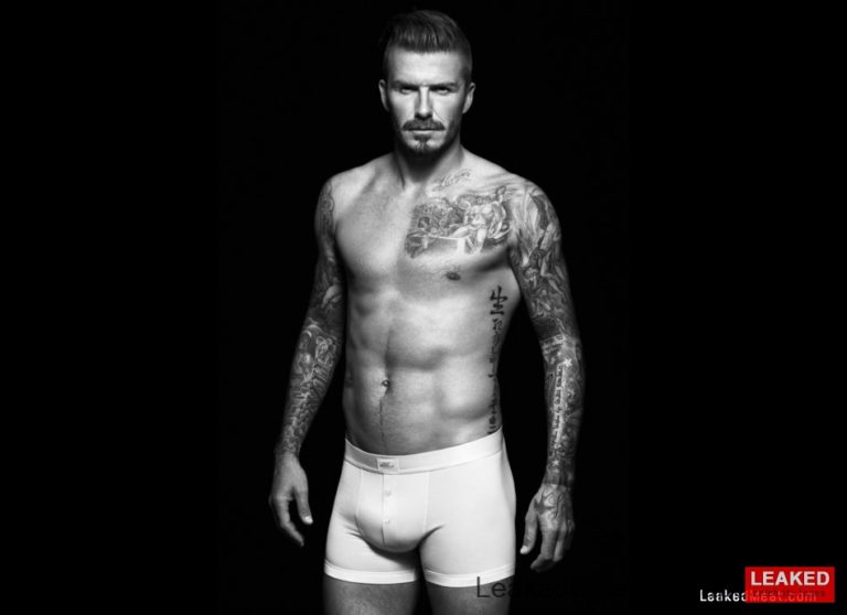 David Beckham penis exposed nude