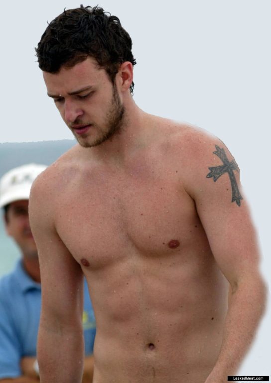 Justin Timberlake cock shirtless