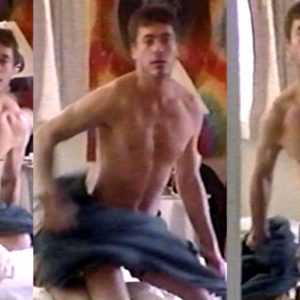 Robert Downey Jr underwear picture nude