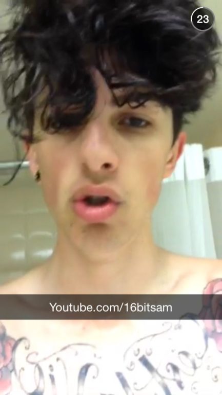 Sam Pepper ripped muscles sexy pics