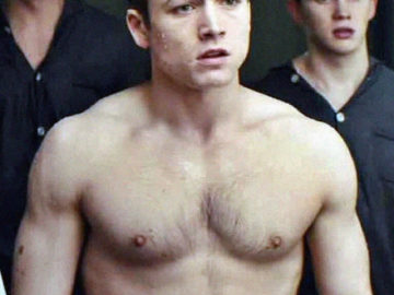 Taron Egerton chest chest