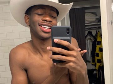 Lil Nas X uncut selfie